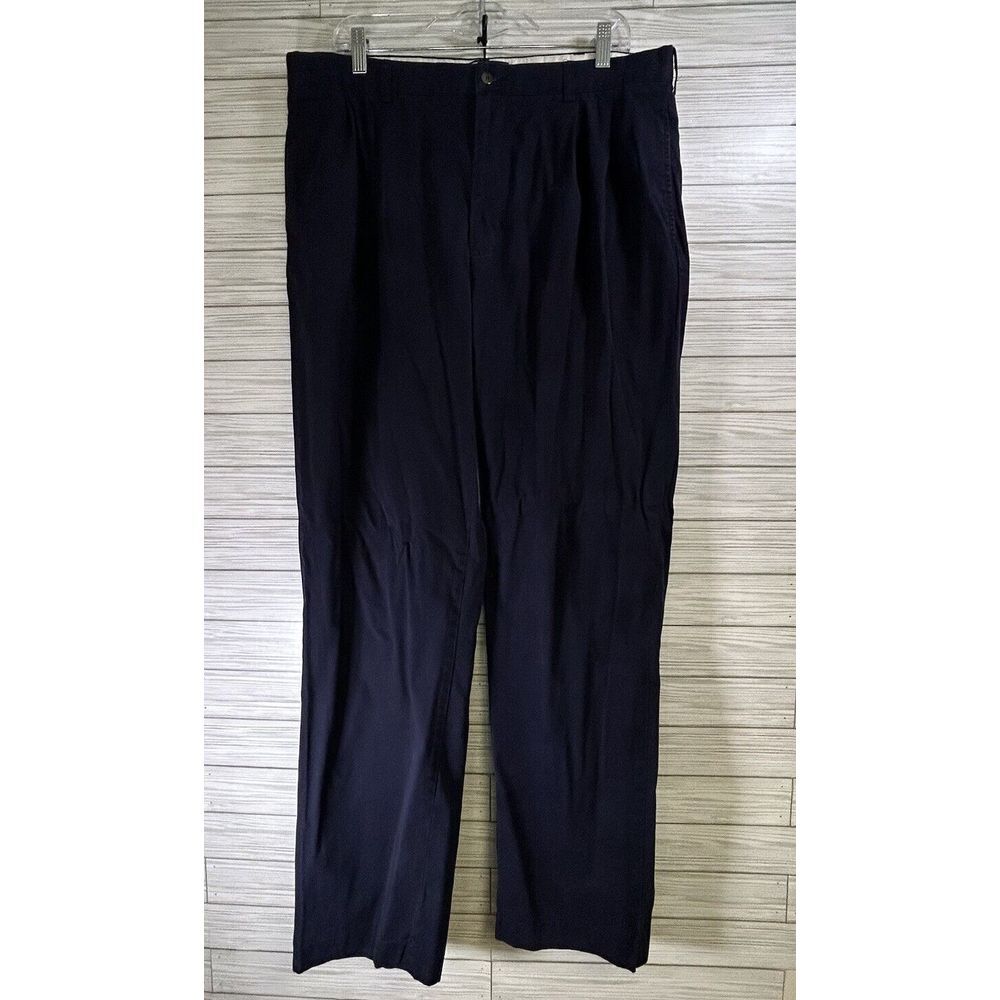 Ralph Lauren Men's Cotton Polo Chino Pant Classic Fit Navy Pants 36x 31.5